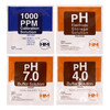HM Digital 20 pack mix of 1000 ppm TDS, pH 4, pH7, pH