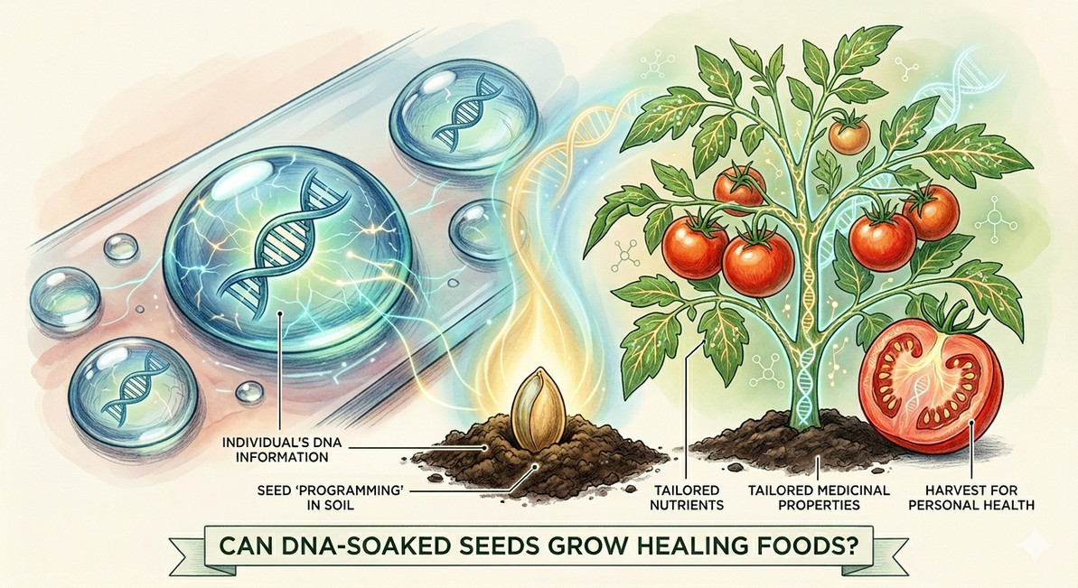 Can “DNA-Soaked” Seeds Grow Healing Foods?