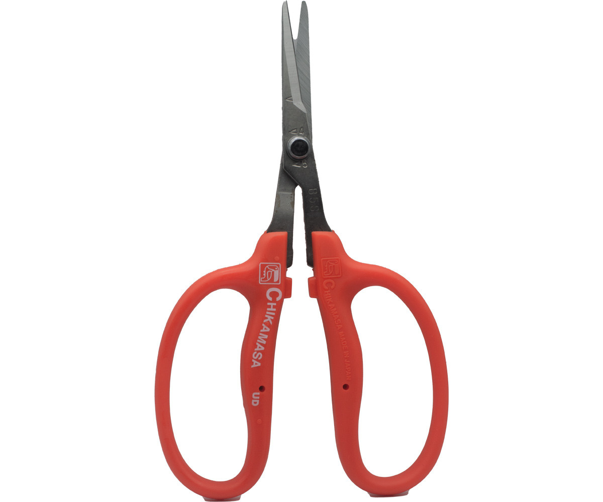 Chikamasa B500S Scissors, Straight Blade, SS/EL - Dealzer Hydroponics