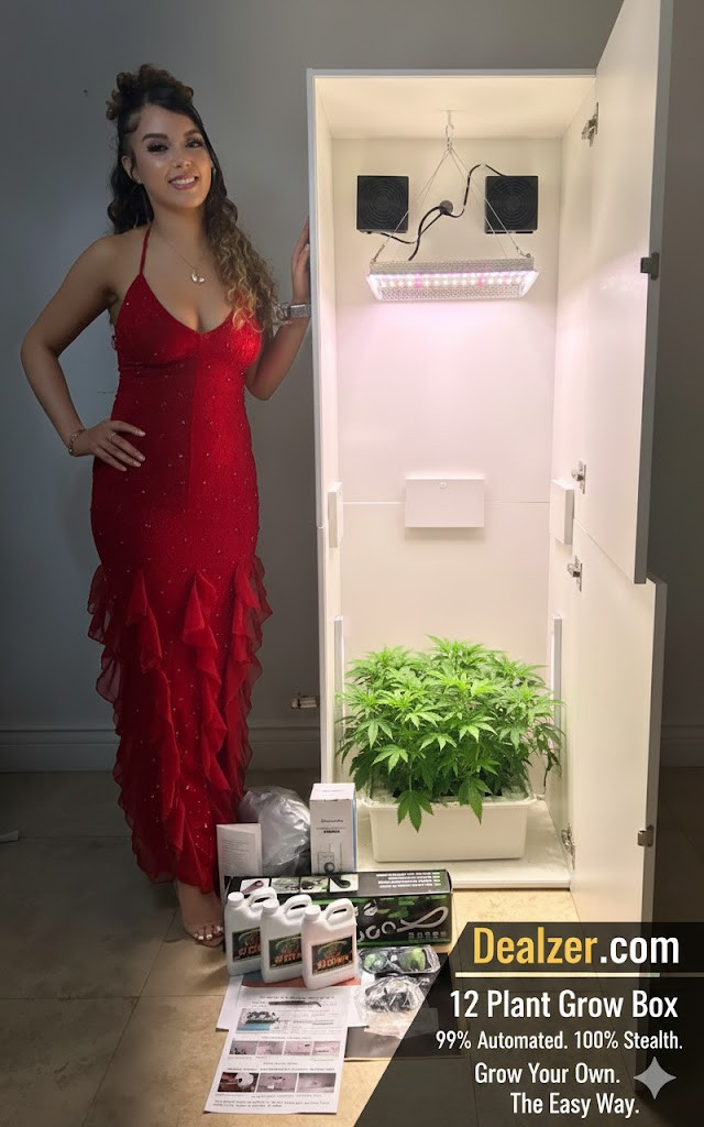 Growzilla 7.0 - 12 Plant Smart LED Hydroponics Grow Box - Dealzer
