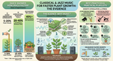 Classical & Jazz Music for Faster Plant Growth: Evidence