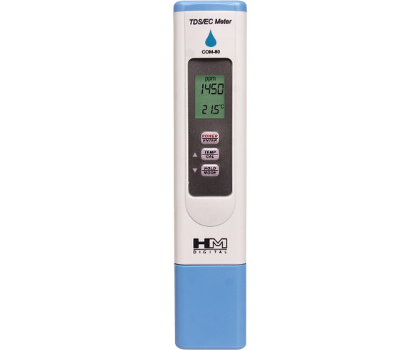 HM Digital Meters EC/TDS/Temp Waterproof Hydro Tester HMDCOM80