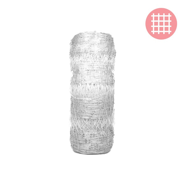 6 x 330 WHITE VineLine Plastic Garden Netting Roll