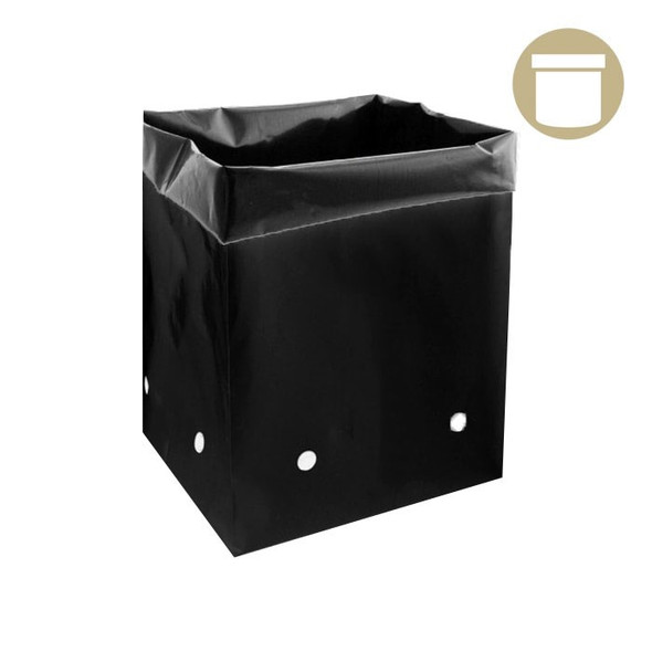 7 Gal Black PE Grow Bag 25 Per Pack