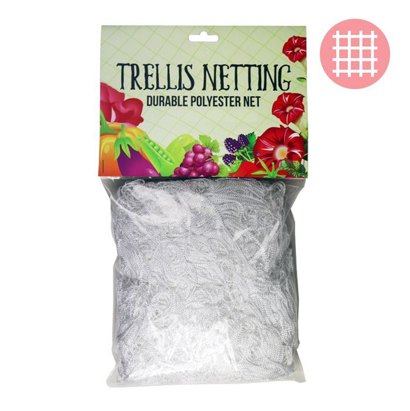 5x60 Trellis Netting White