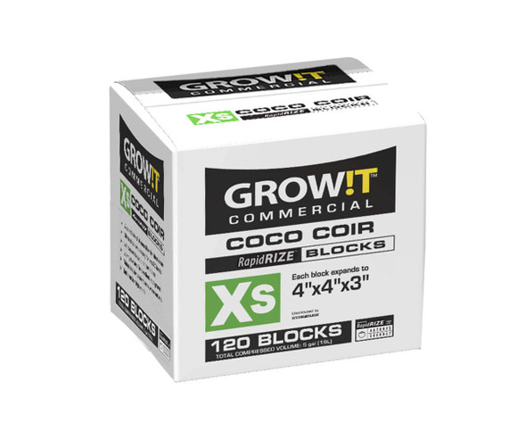 GROWT GROWT Commercial Coco, RapidRIZE Block 4x4x3case of 120 GMGP443