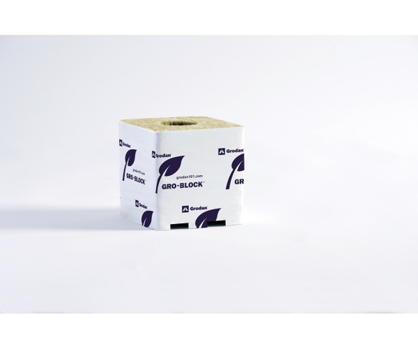 Grodan Gro Block Improved Large 4GR10 w/ hole 4x44 Shrink/Strip RW286612