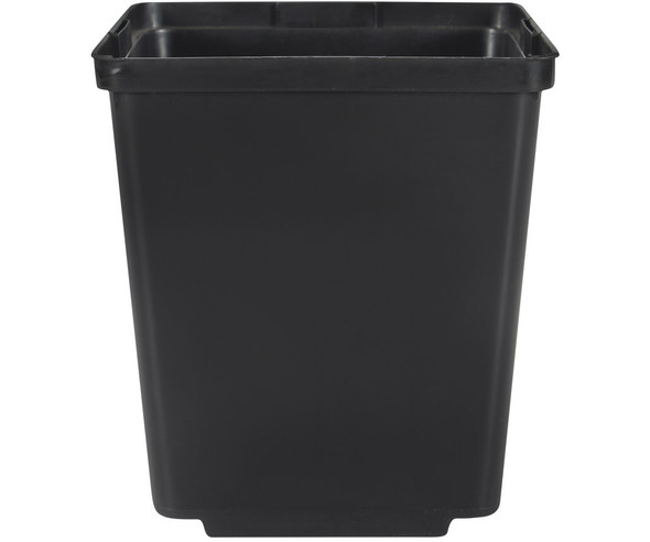Hydrofarm Hydrofarm 3.5 Square Deep Pot w/tag slot,Black,Case of 832 HG35SQPOT