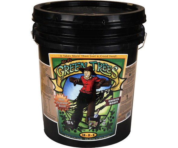 Mr Bs Green Trees Mr Bs Green Trees Hybrid Growth, 5 gallon pail, 40 lbs MRGTGRBO5G