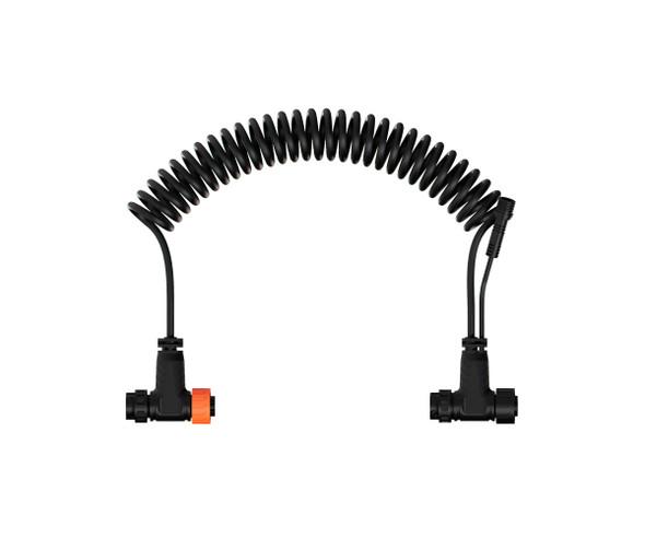 ThinkGrow 4ft AWG#18 Daisy Chain Coiled Cord with T Splitter for Lifter System (TDC-5)
