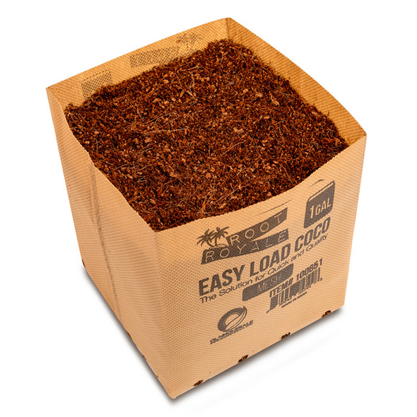 Root Royale Easy Load Coco Mesh Grow Bags 1 Gallon