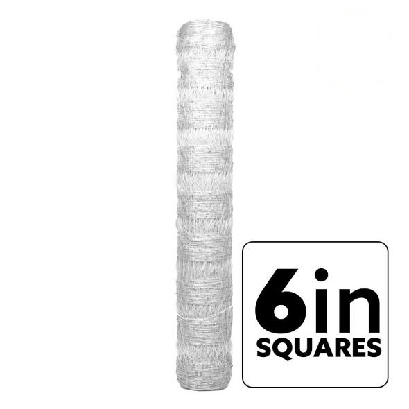 VineLine Durable Plastic Trellis Netting White Roll 8ft x