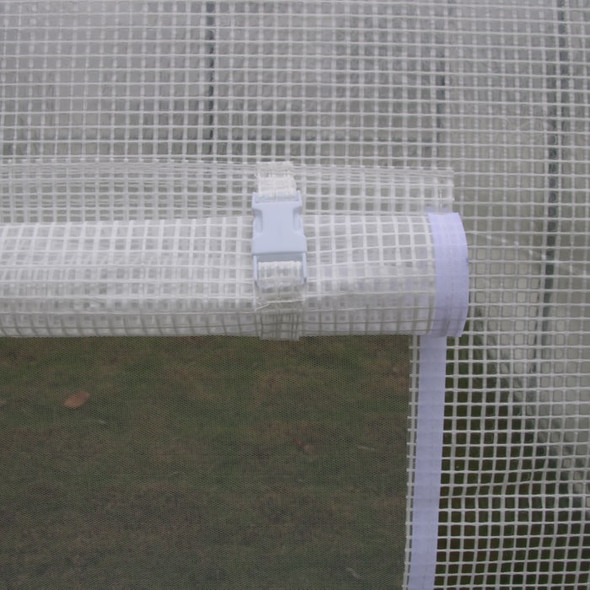 GROW1 Heavy-Duty Greenhouse Hoop House (40ft x 10ft x 6.5ft)