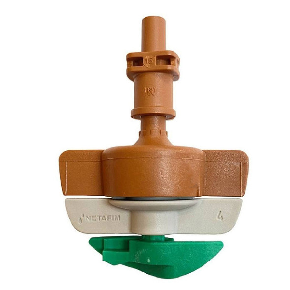 Netafim SpinNet Sprinkler Head with Check Valve, Brown