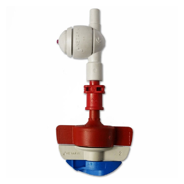 Netafim SpinNet Sprinkler Head with Check Valve, Red Mist,