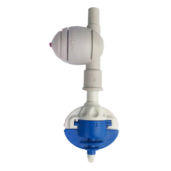 Netafim VibroNet Sprinkler, Blue Nozzle with Check Valve