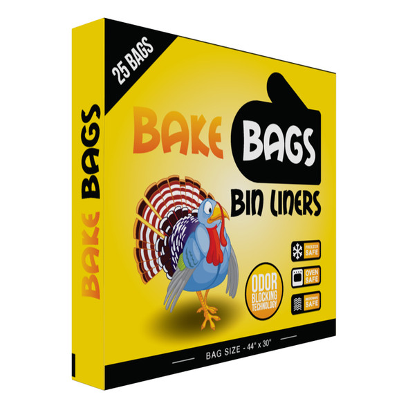 Bake Bags Bin Liners 44in x 30in (25 Pack)