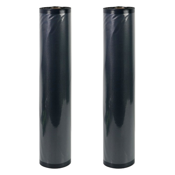 NatureVac Vacuum Seal Bags Black & Clear 15in x 19.5ft (2