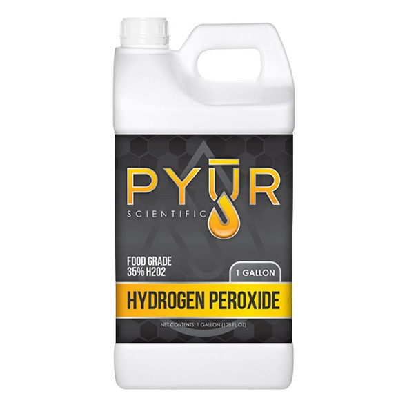 Pyur Scientific Hydrogen Peroxide 34% H2O2 1 Gallon (DROP