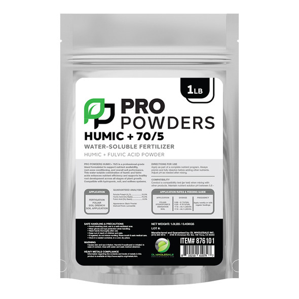 Pro Powders Humic + 70/5 (Humic & Fulvic Acid Powder) 1lb