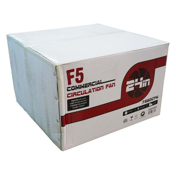 F5 Fans Greenhouse Circulation Fan 24in