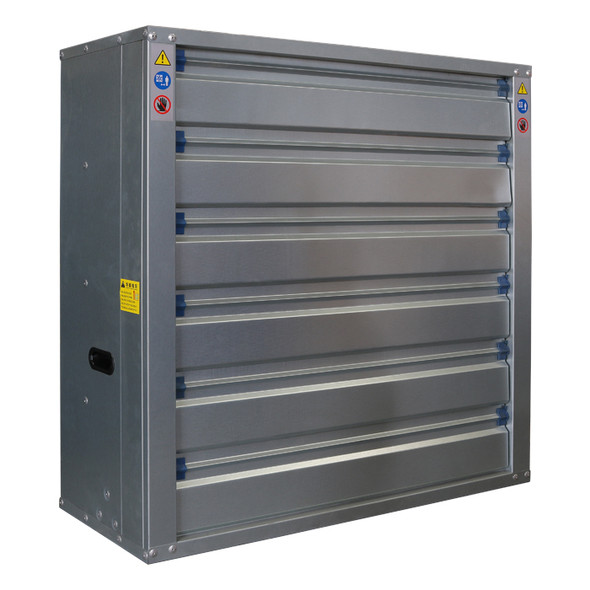 GROW1 Greenhouse Belt Driven Fan w/ Shutter 40in