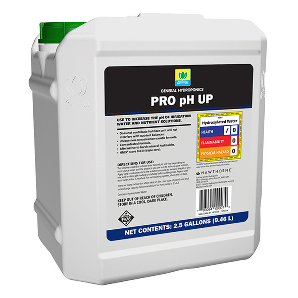 General Hydroponics PRO pH Up 2.5 Gallon