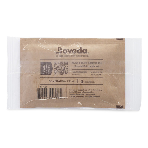 Boveda 2-Way Humidity Control Pack 62% 67g Individually