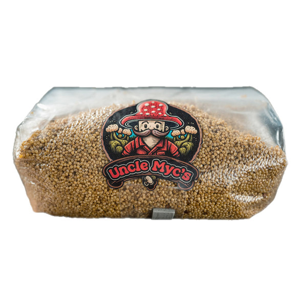 Uncle Myc's Millet Grain 100% Sterilized Mushroom Spawn Bag
