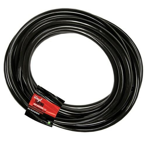 Dealzer Black Vinyl Tubing - ID 1 - OD 1 1/4 - 50 ft