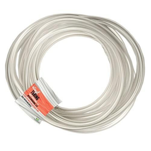 Dealzer Clear Vinyl Tubing - ID 1/4 - OD 3/8 - 25 ft