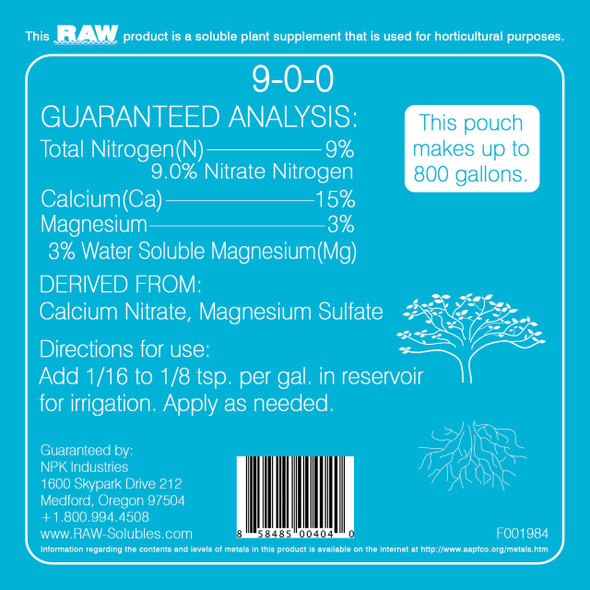 NPK Industries RAW Calcium/Magnesium Nutrients