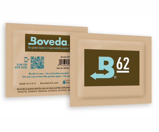 Boveda Boveda 62percent RH 8 grams -- bulk 300 packets/case BV62008