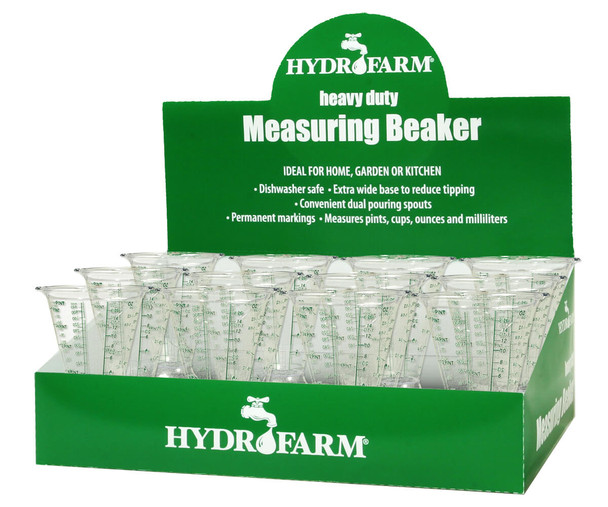 Hydrofarm Hydrofarm Measuring Beaker, case of 12 HGMB