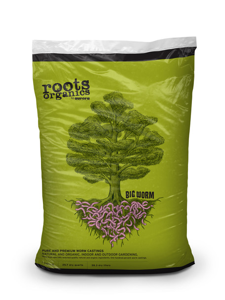 Roots Organics Big Worm Worm Castings 1 cf ROBW