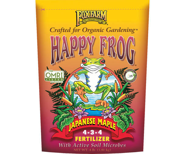 FoxFarm Happy Frog Japanese Maple Dry Fertilizer 4 lb bag FX14660