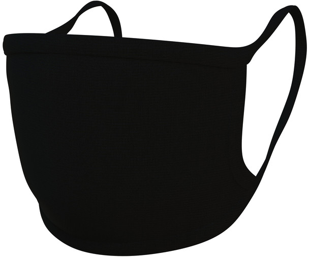 International Enviroguard Black Washable Cloth Face Mask w/antimicrobial finish 10-PK EG83600