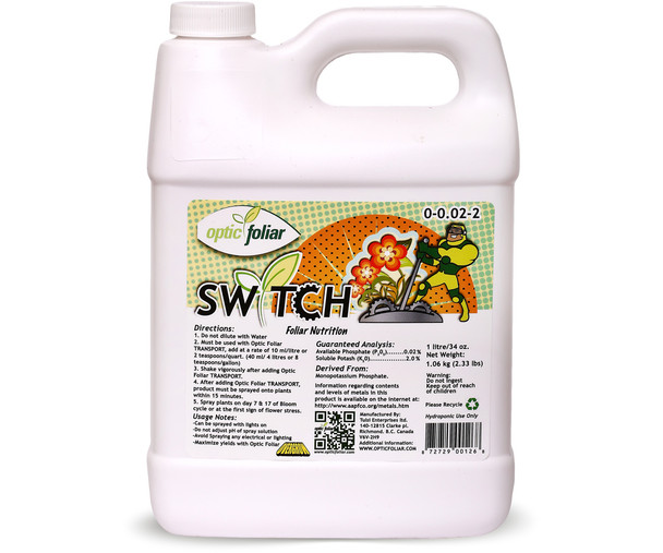 Optic Foliar Optic Foliar SWITCH 1L 34oz OFSW01L