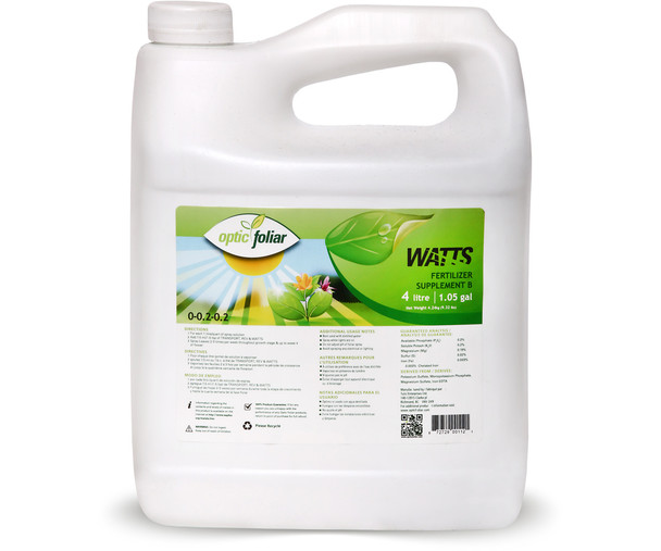 Optic Foliar Optic Foliar WATTS 4L 1.05gal OFWT04L