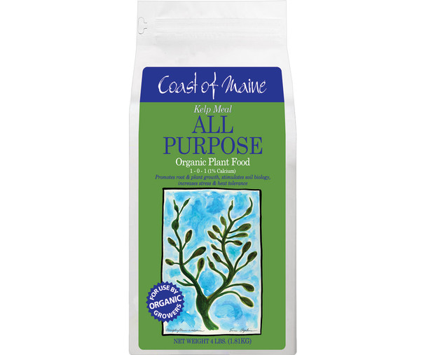 Coast of Maine Kelp Meal Organic Plant Food 1-0-1 4lb CMKM4LB