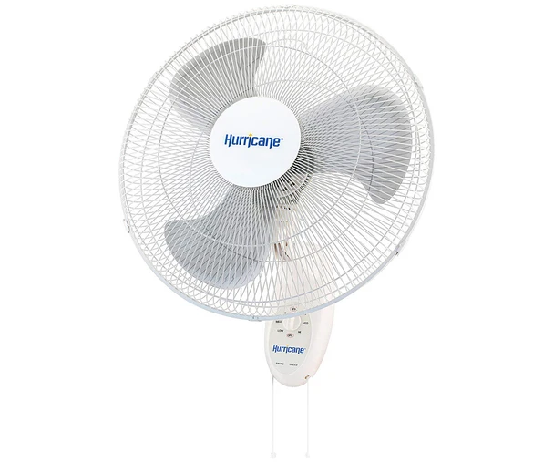 Hurricane Supreme Oscillating Wall Mount Fan 18"