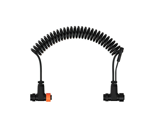 ThinkGrow 4ft AWG#18 Daisy Chain Coiled Cord with T Splitter for Lifter System (TDC-5)
