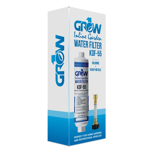 GROW1 Inline Garden Water Filter - Chlorine Removal