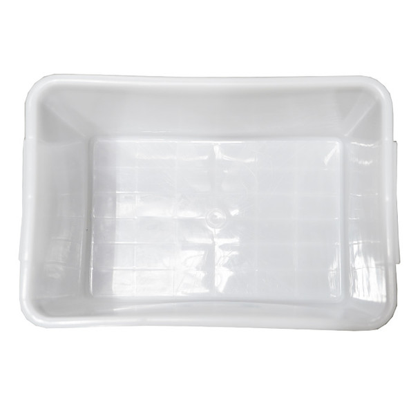 Bud Sorter white plastic bin