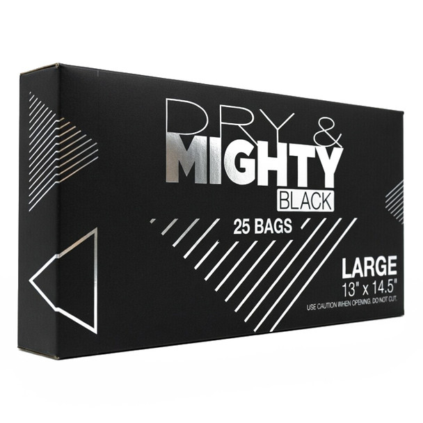 Dry & Mighty Black Bags Large (25 Pack)