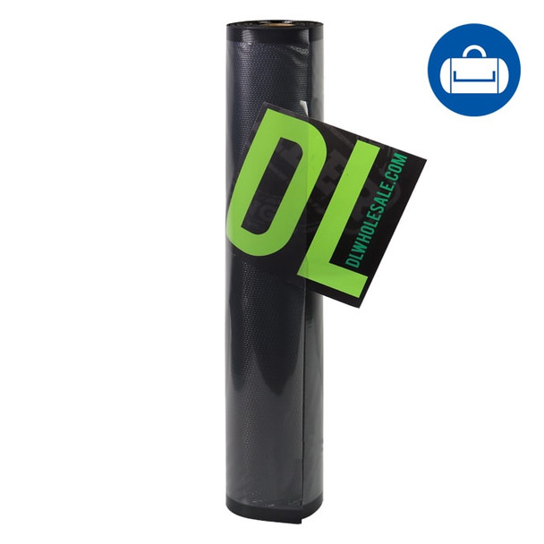 NatureVac Vacuum Seal Bags Black & Clear 15in x 19.5ft (2