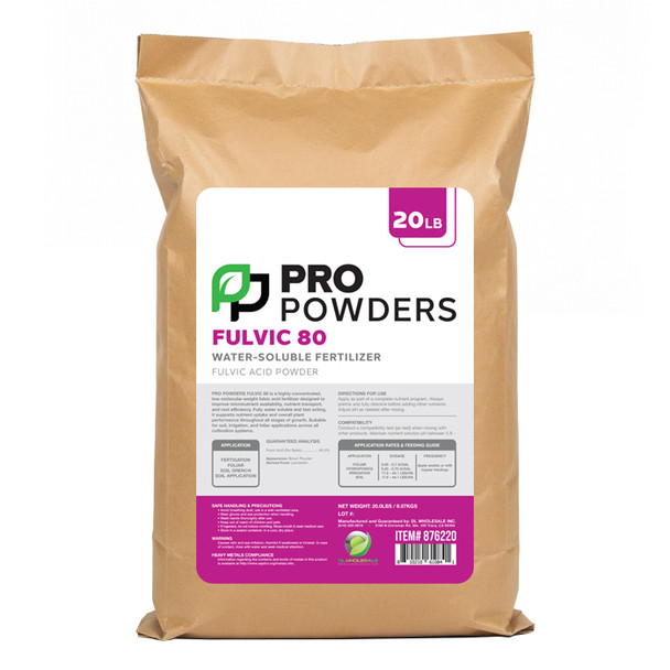 Pro Powders Fulvic 80 (Fulvic Acid Powder) 20lbs