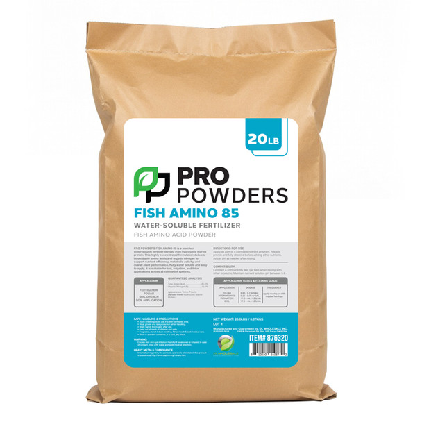 Pro Powders Fish Amino 85 (Fish Amino Acid Powder) 20lbs
