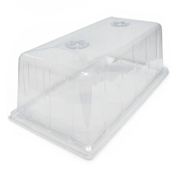 GROW1 8” Humidity Propagation Dome w/ Vents (10" x 20" x