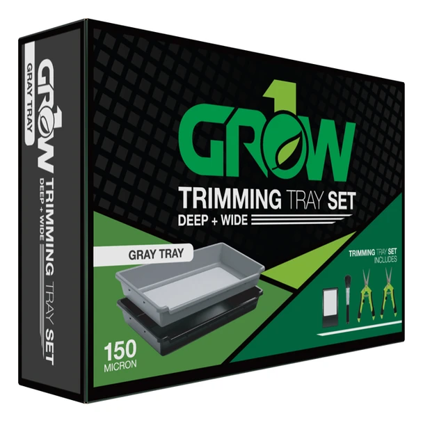 GROW1 Gray Trimming Tray Set